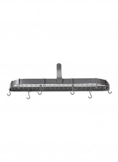 Wall-Mount Pot Rack Graphite 36x9x10.8inch reviews Wall-Mount Pot Rack Graphite 36x9x10.8inch