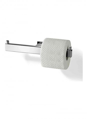 Wall Mounted Double Toilet Roll Holder Silver 11.02inch