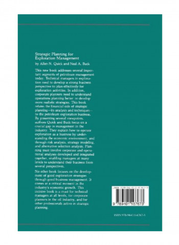 Strategic Planning For  Exploration Management Paperback