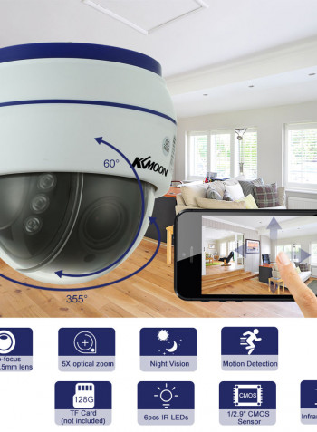 HD Wireless Wi-Fi Dome PTZ IP Camera