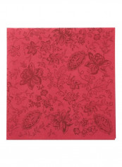 300-Piece Printed Table Napkin Set Burgundy 17x16inch