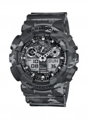 Men's Camouflage Military Resin Analog/Digital Quartz Watch GA-100CM-8AER