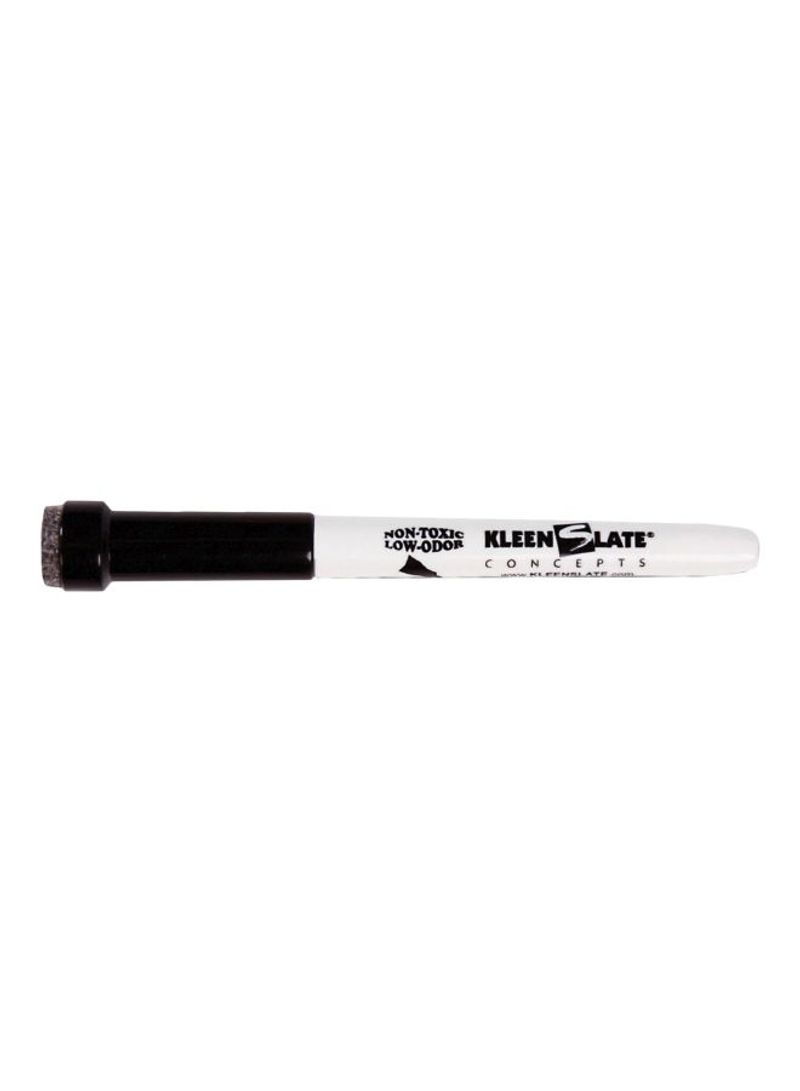 32-Piece Dry Erase Markers With Eraser Cap Black/White