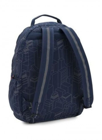 Pinnacle Stylish Casual Backpack Blue/Grey