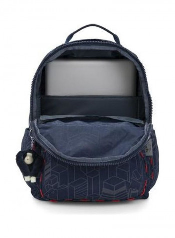 Pinnacle Stylish Casual Backpack Blue/Grey