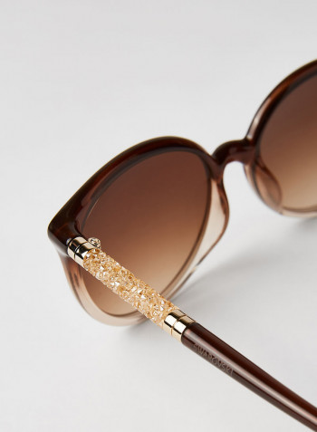 Women's Embellished Sunglasses - Lens Size: 56 mm