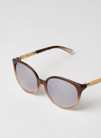 Women's Embellished Sunglasses - Lens Size: 56 mm