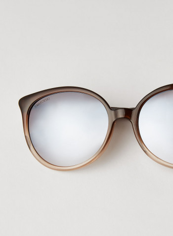 Women's Embellished Sunglasses - Lens Size: 56 mm