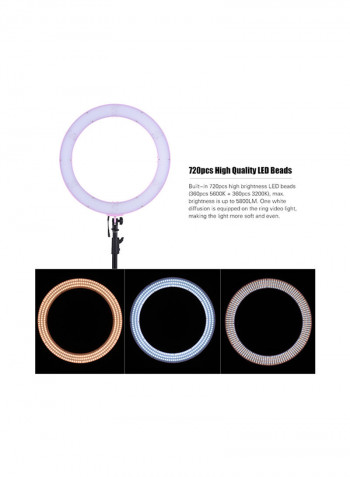Digital Video Light Ring 19inch Pink