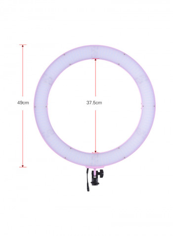 Digital Video Light Ring 19inch Pink