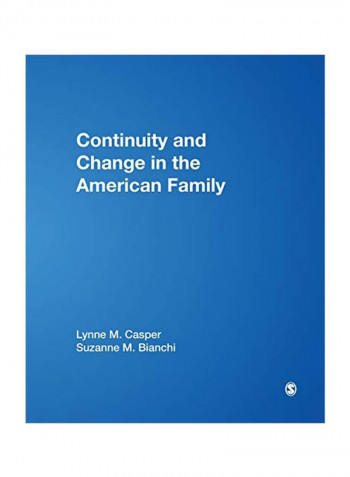 Continuity And Change In The American Family Paperback