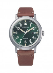 Men's Eco-Drive Leather Analog Watch AW1620-13X