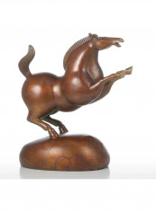 Decorative Happy Plump Pony Sculpture Coffee 12x7x15cm