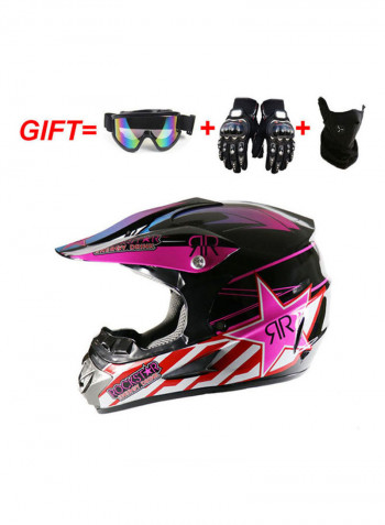 Off-Road Full Covered Motorcycle Helmet 35x35x35cm