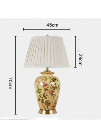 Copper Ceramic LED Table Lamp Multicolour 47x47x72centimeter