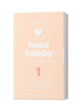 Hello Happy Soft Blur Foundation 1