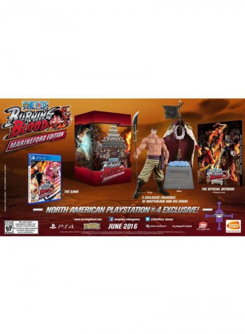 One Piece Burning Blood Marineford Collectors Edition - Fighting - PlayStation 4 (PS4)