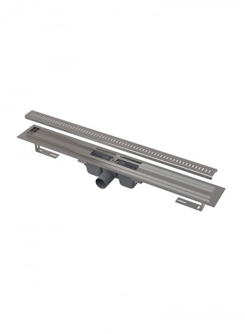 Floor Drain Stainless Steel OZP Zebra Silver 750x63millimeter