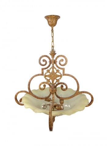 Chandelier Brown/White 70x70centimeter