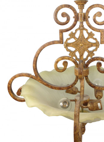 Chandelier Brown/White 70x70centimeter