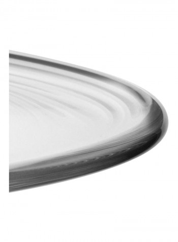 Glass Cake Stand Clear 12.25inch