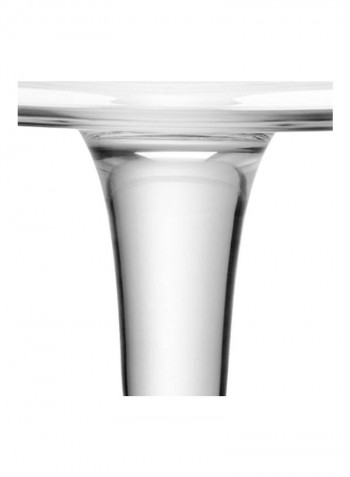 Glass Cake Stand Clear 12.25inch