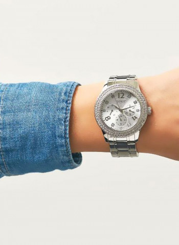 Women's Water Resistant Stainless Steel Analog Watch W1097L1