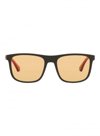 Men's UV-Protection Square Sunglasses - Lens Size: 56 mm