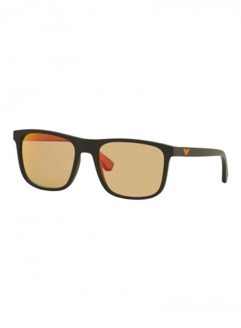 Men's UV-Protection Square Sunglasses - Lens Size: 56 mm