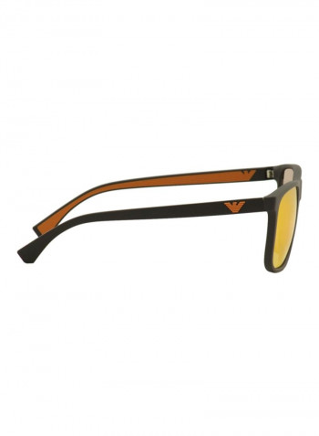 Men's UV-Protection Square Sunglasses - Lens Size: 56 mm