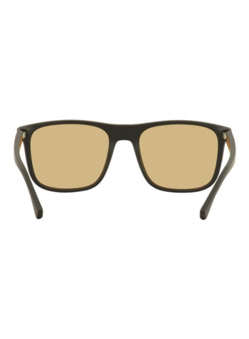 Men's UV-Protection Square Sunglasses - Lens Size: 56 mm