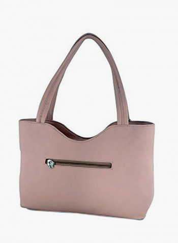 Polyester Blend Shoulder Bag Orange