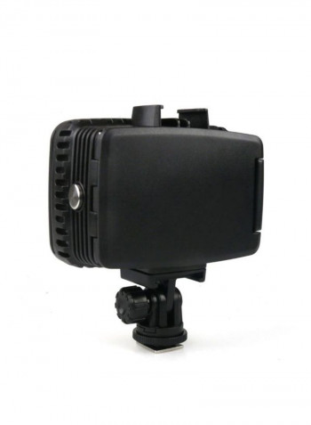 Waterproof LED Light For Camera Black