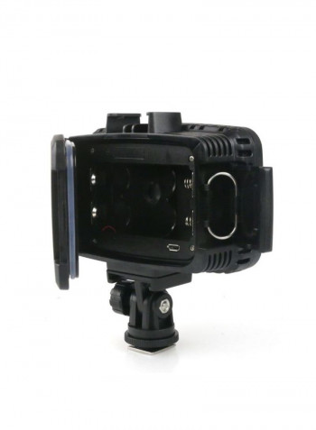 Waterproof LED Light For Camera Black