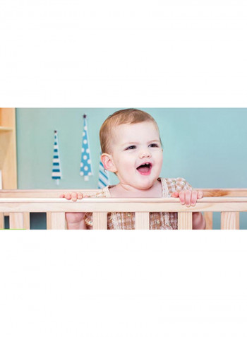 Oakley Wooden Rocking Bedside Baby Crib 0-36M
