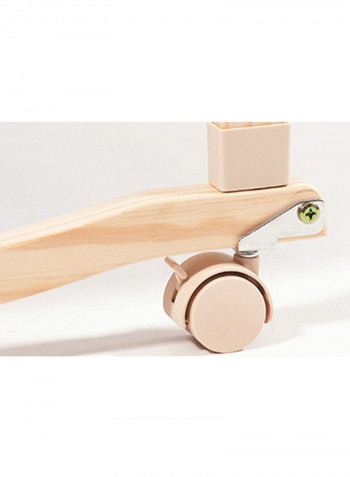 Oakley Wooden Rocking Bedside Baby Crib 0-36M