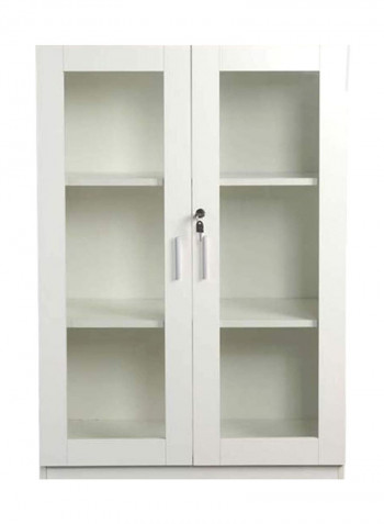 Medium Height Cabinet White