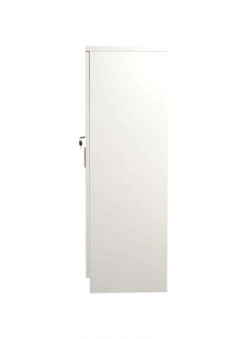 Medium Height Cabinet White