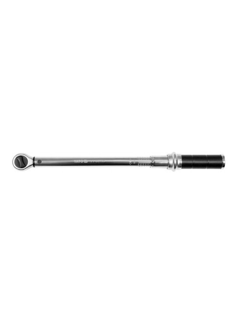 Torque Wrench Silver/Black 0.375inch