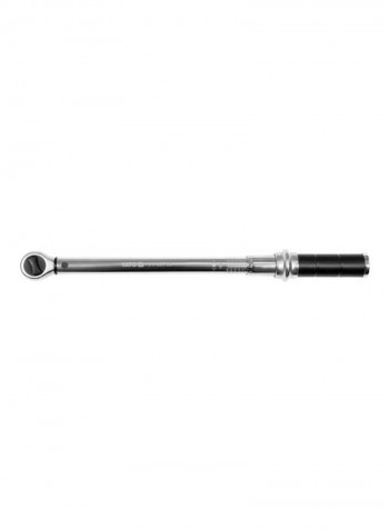 Torque Wrench Silver/Black 0.375inch