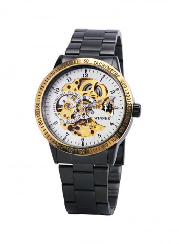Men's Casual Stainless Steel Quartz Analog Watch NNSB03708618