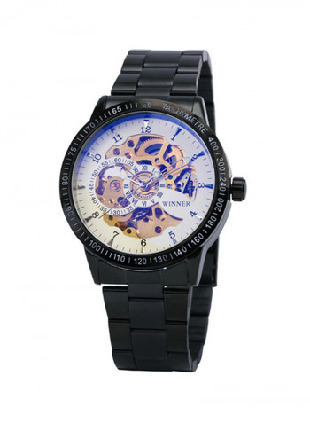 Men's Casual Stainless Steel Quartz Analog Watch NNSB03708623