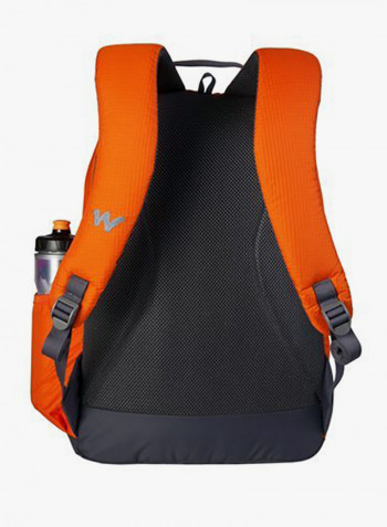 Nylon 35 Liter Backpack 11619-Badge_Org Grey/Orange