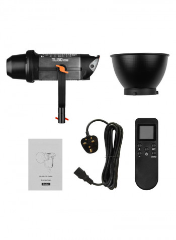 5-Piece Studio LED Photography Light Kit Black