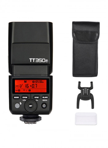Thinklite TT350F Mini 2.4G Wireless TTL Camera Flash Master Kit Black