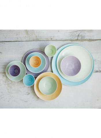 4-Piece Atelier Tete Plate Set 235mm Pale Blue