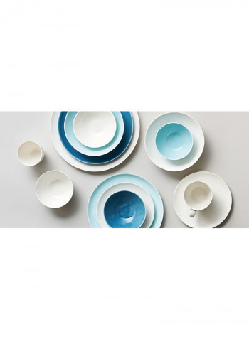 4-Piece Atelier Tete Plate Set 235mm Pale Blue