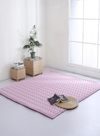 Antisikdding Soft Floor Mat Pink 200x200centimeter
