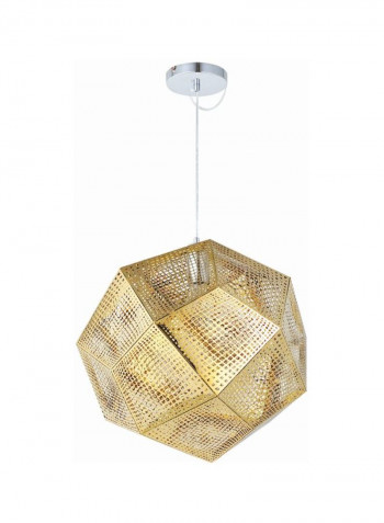 Etched Pendant Lamp Gold/Silver 2000x400millimeter