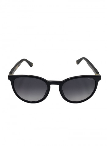 Round Sunglasses With Black Lenses - Lens Size: 53 mm